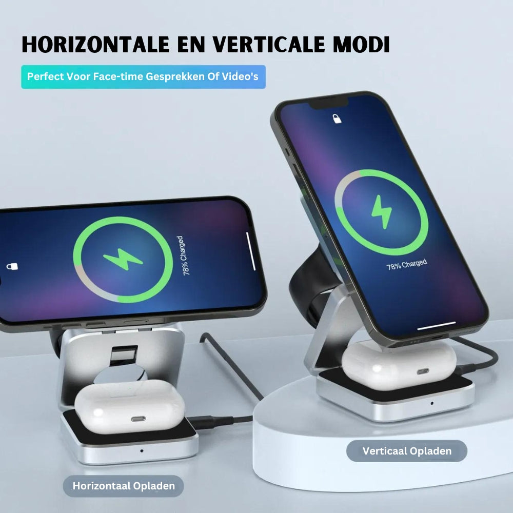 Infinite Power - 3-in-1 Wireless Charger for Smartphones