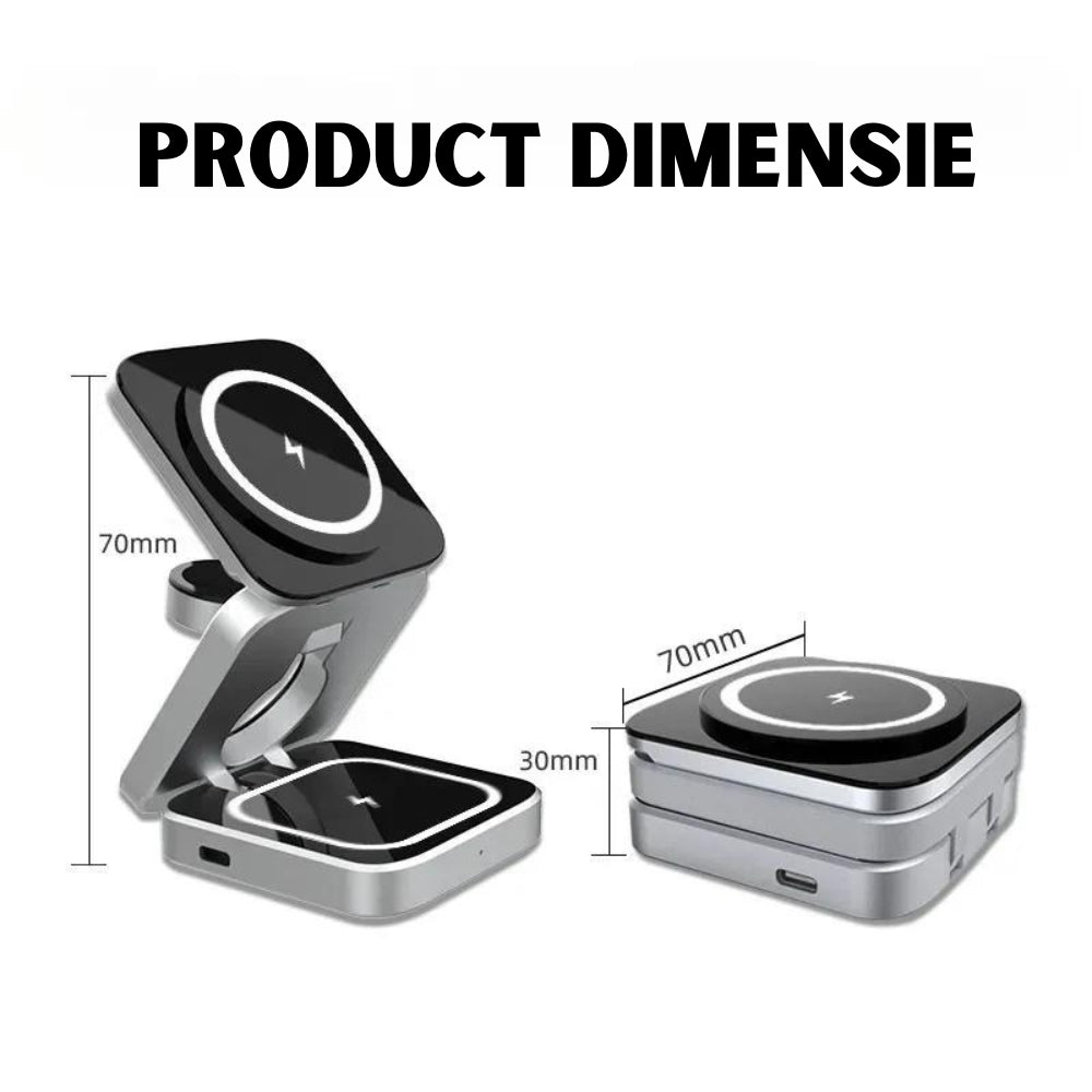 Infinite Power - 3-in-1 Wireless Charger for Smartphones