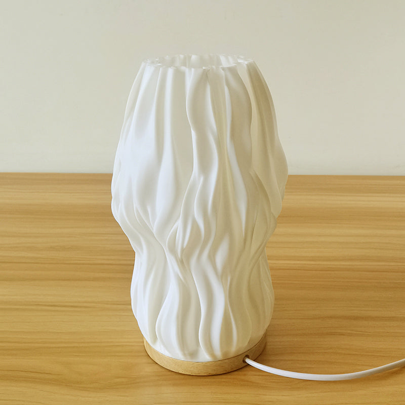 Frenchlight Table Lamp - Elegant Pleated Table Lamp in French Crème for Atmospheric Spaces