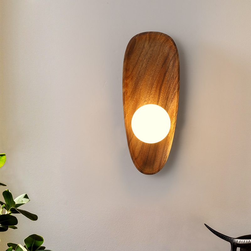 BoisLumi Wall - Natural Wooden Wall Lamp for Atmospheric Lighting