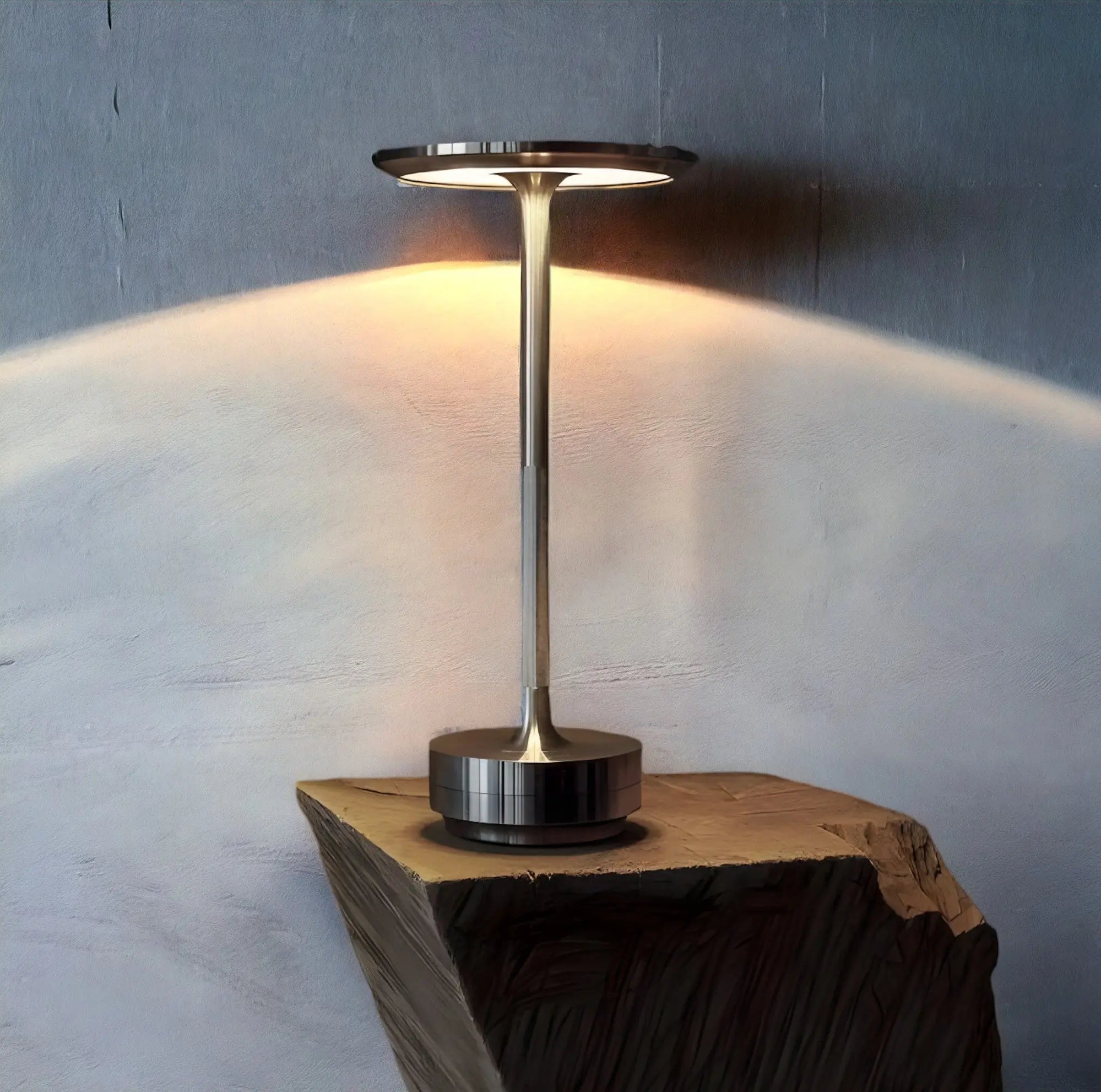 Elegant Wireless Table Lamp with Touch Control and Changing Light Colors