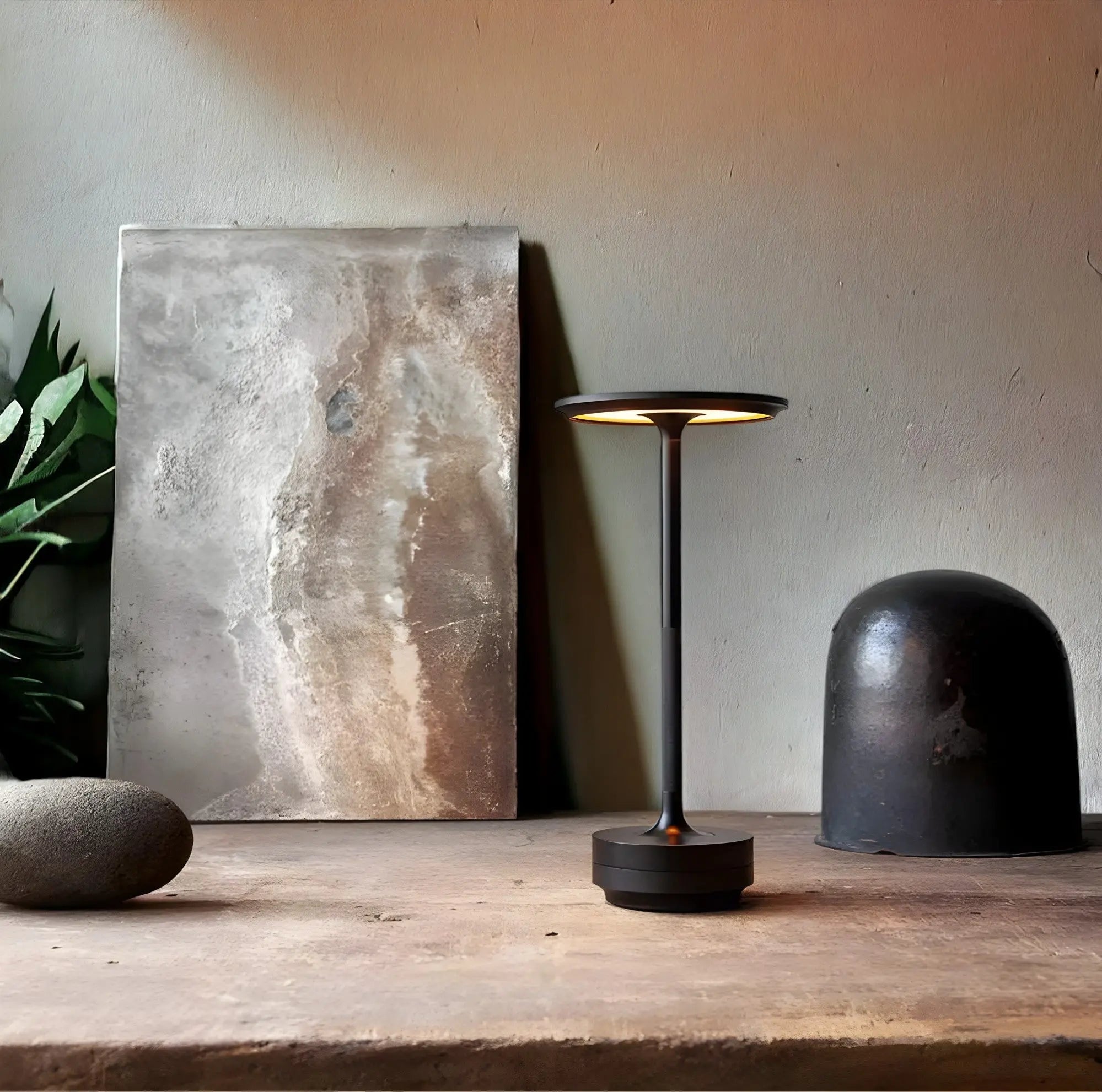 Elegant Wireless Table Lamp with Touch Control and Changing Light Colors