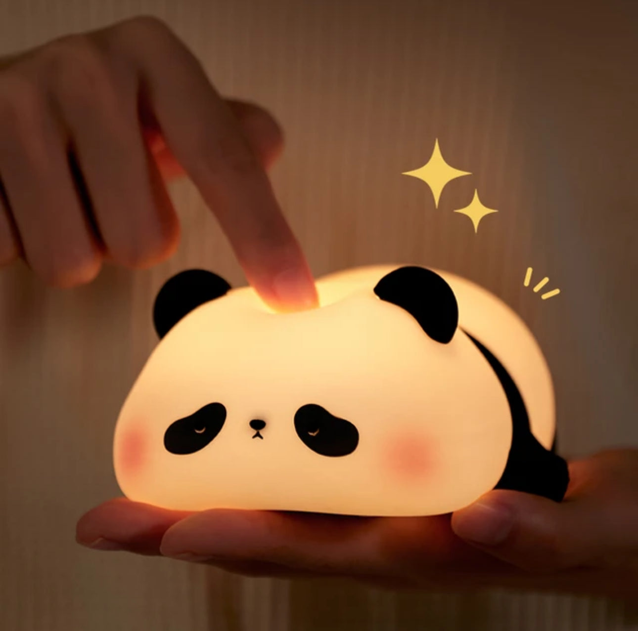 CuddlePanda Night Light - Colorful LED Panda for Kids