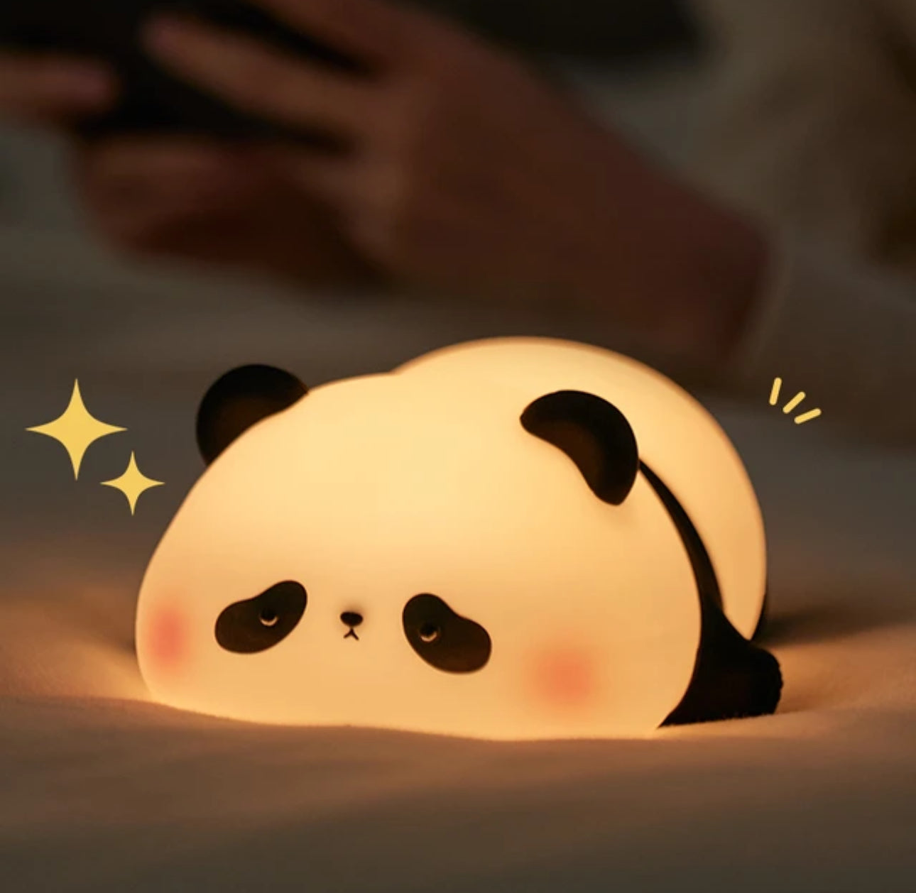 CuddlePanda Night Light - Colorful LED Panda for Kids