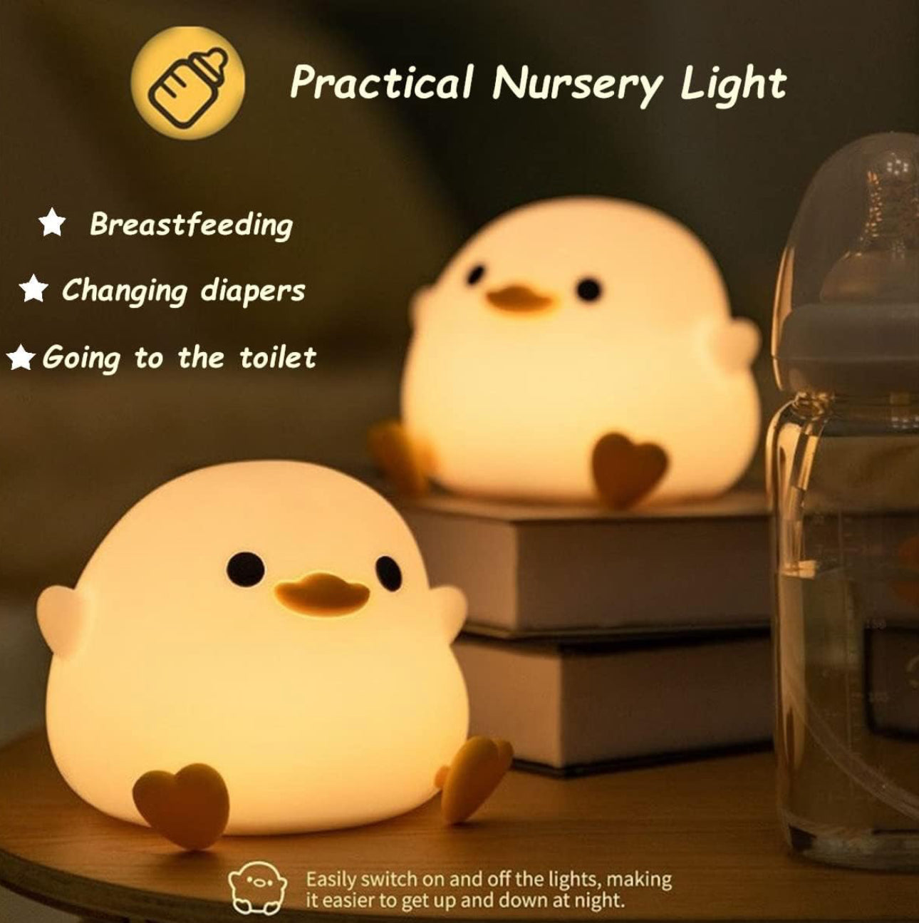 Stylish DuckieDream Light Automatic LED Duck Lighting
