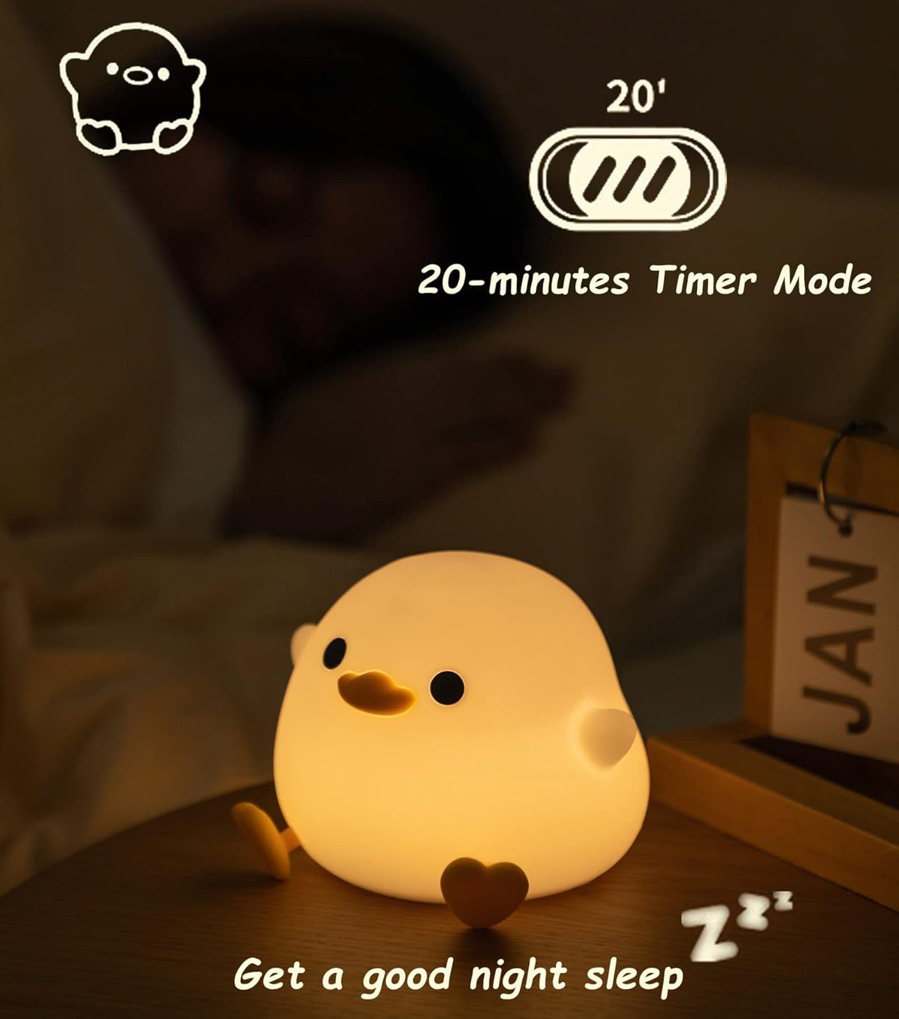 Stylish DuckieDream Light Automatic LED Duck Lighting