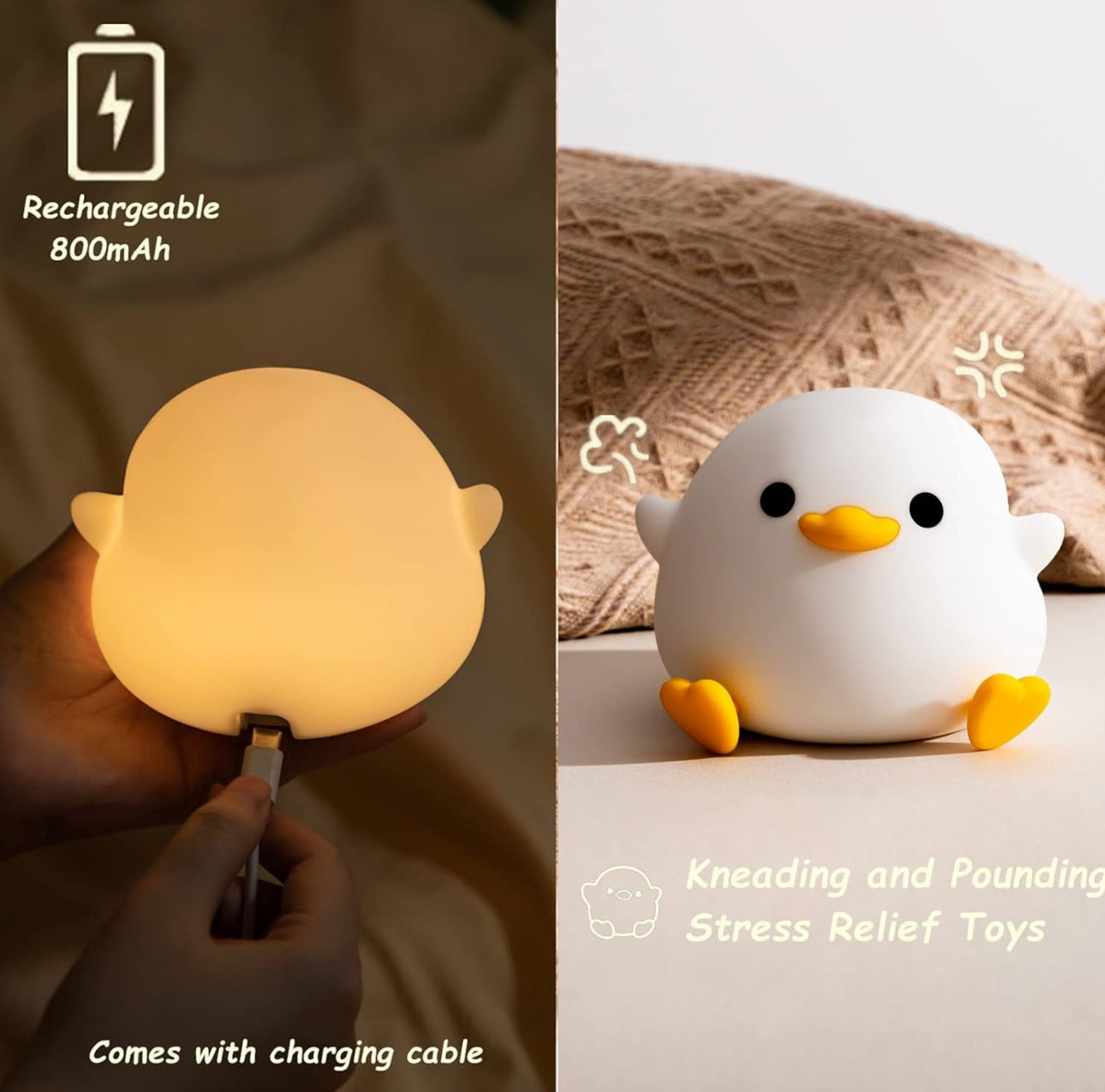 Stylish DuckieDream Light Automatic LED Duck Lighting