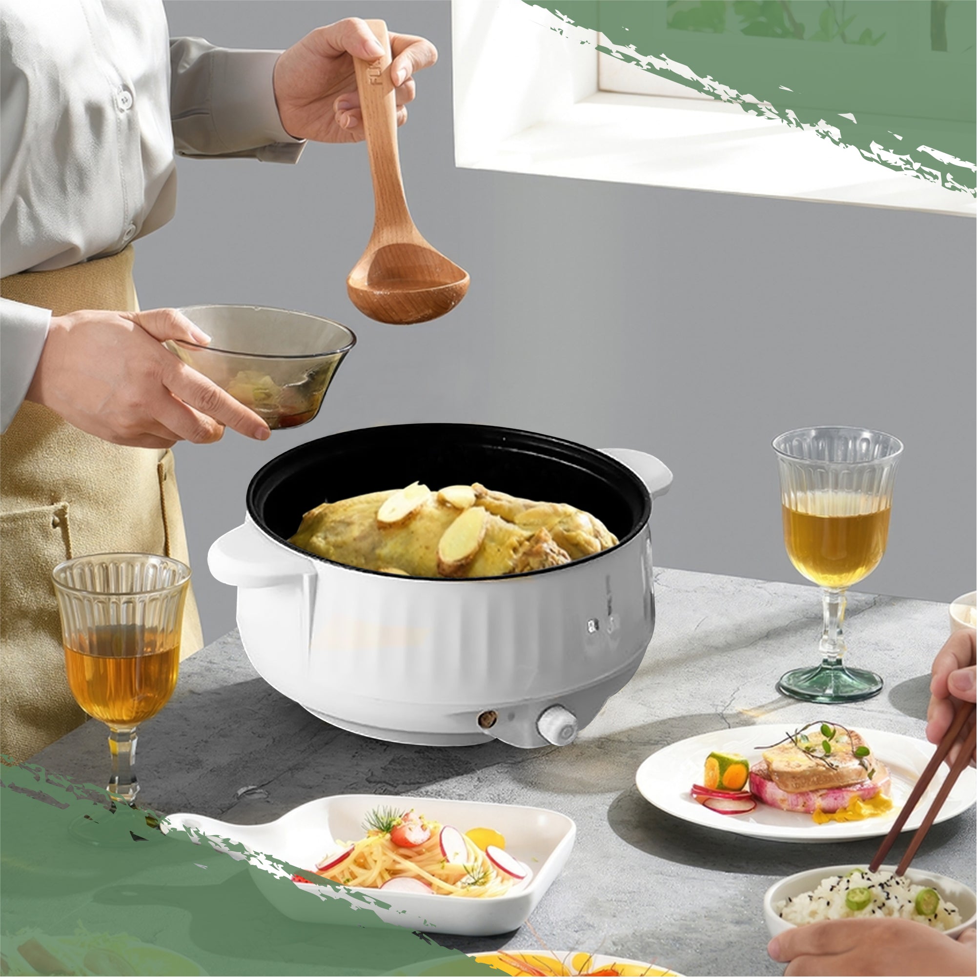 FlexiCooker – Stylish Electric Multicooker for Cooking