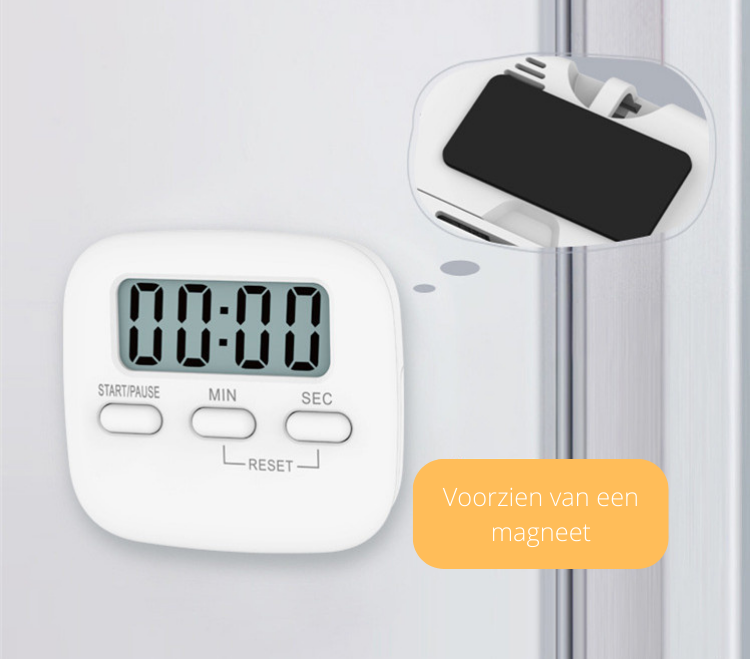 MagnoTimer – Stylish Digital Kitchen Timer with Stand