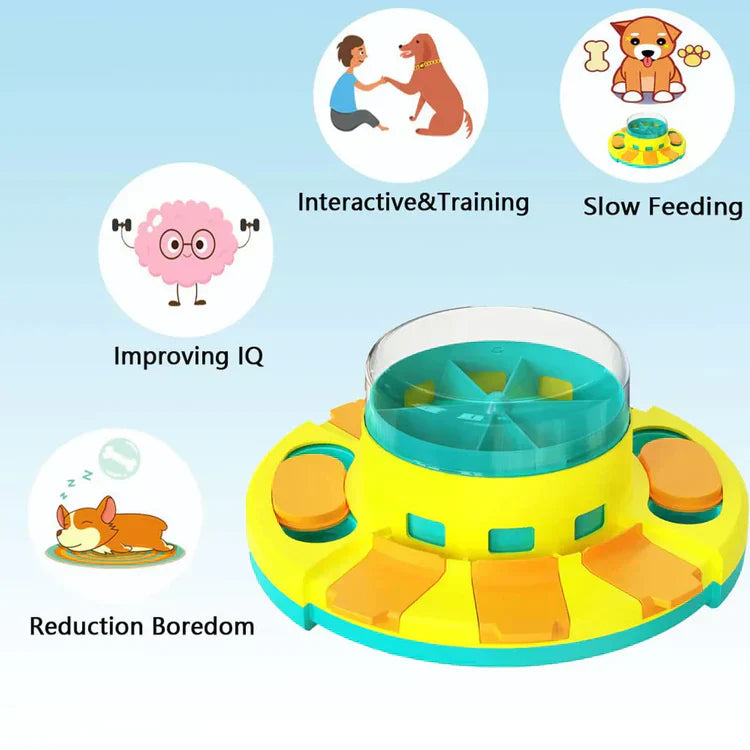 PuzzleFeast Pet Feeder - Interactive Feeding Device for Pets