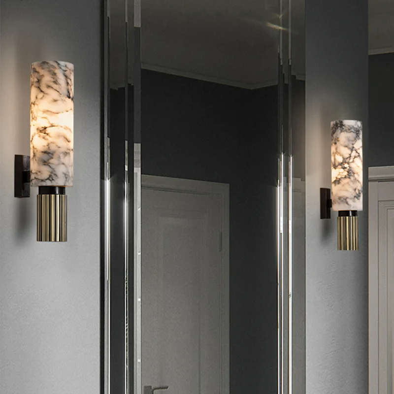 Stylish Marble Lamp - For Luxurious and Atmospheric Interiors