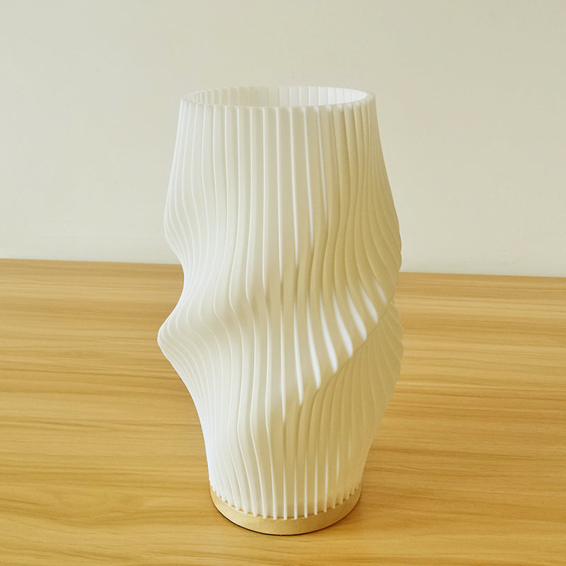 Frenchlight Table Lamp - Elegant Pleated Table Lamp in French Crème for Atmospheric Spaces