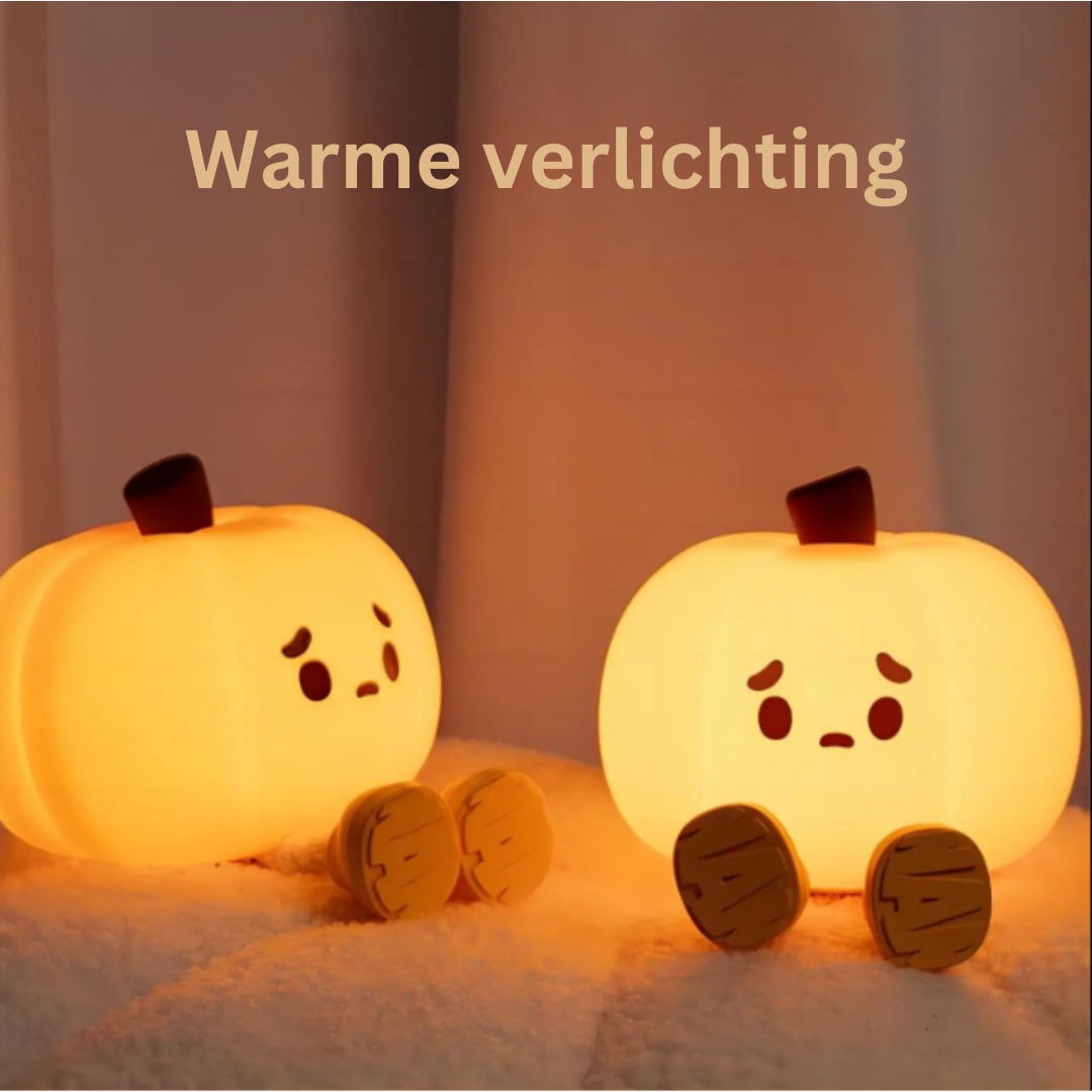GlowPumpkin Lamp - Atmospheric Night Lamp with Warm Glow