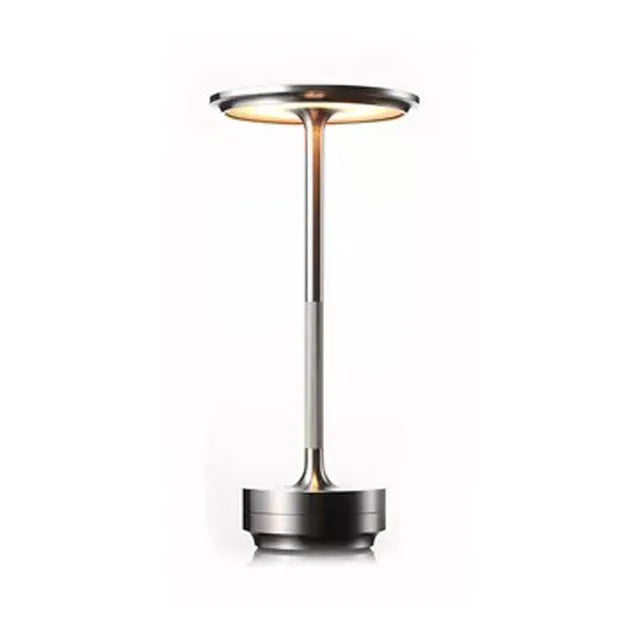 Industrial Dimmable Lamp with Rustic Design – Silver & Gold