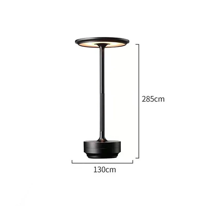 Industrial Dimmable Lamp with Rustic Design – Silver & Gold