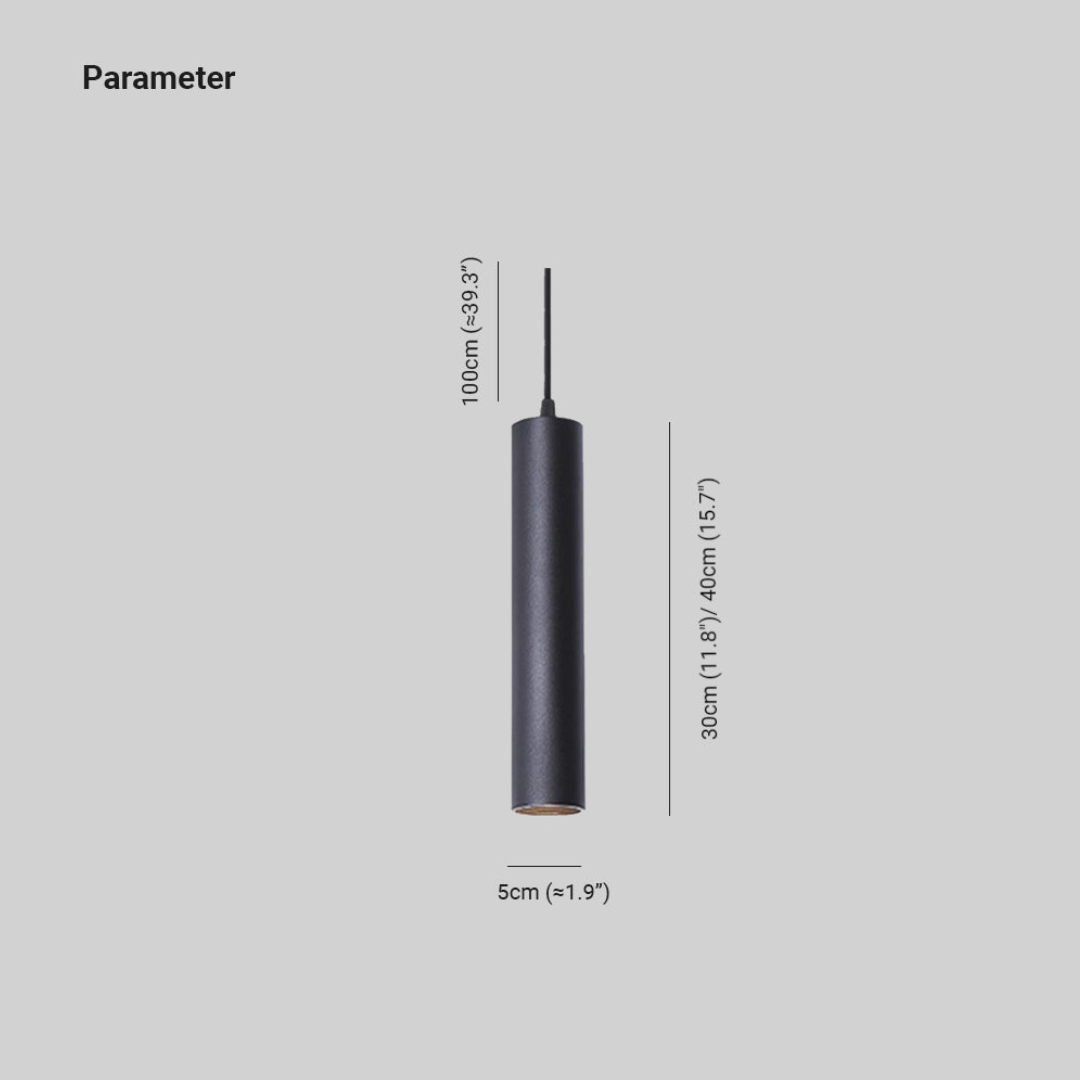 Modern Cylindrical Pendant Lamp - Elegant and Durable