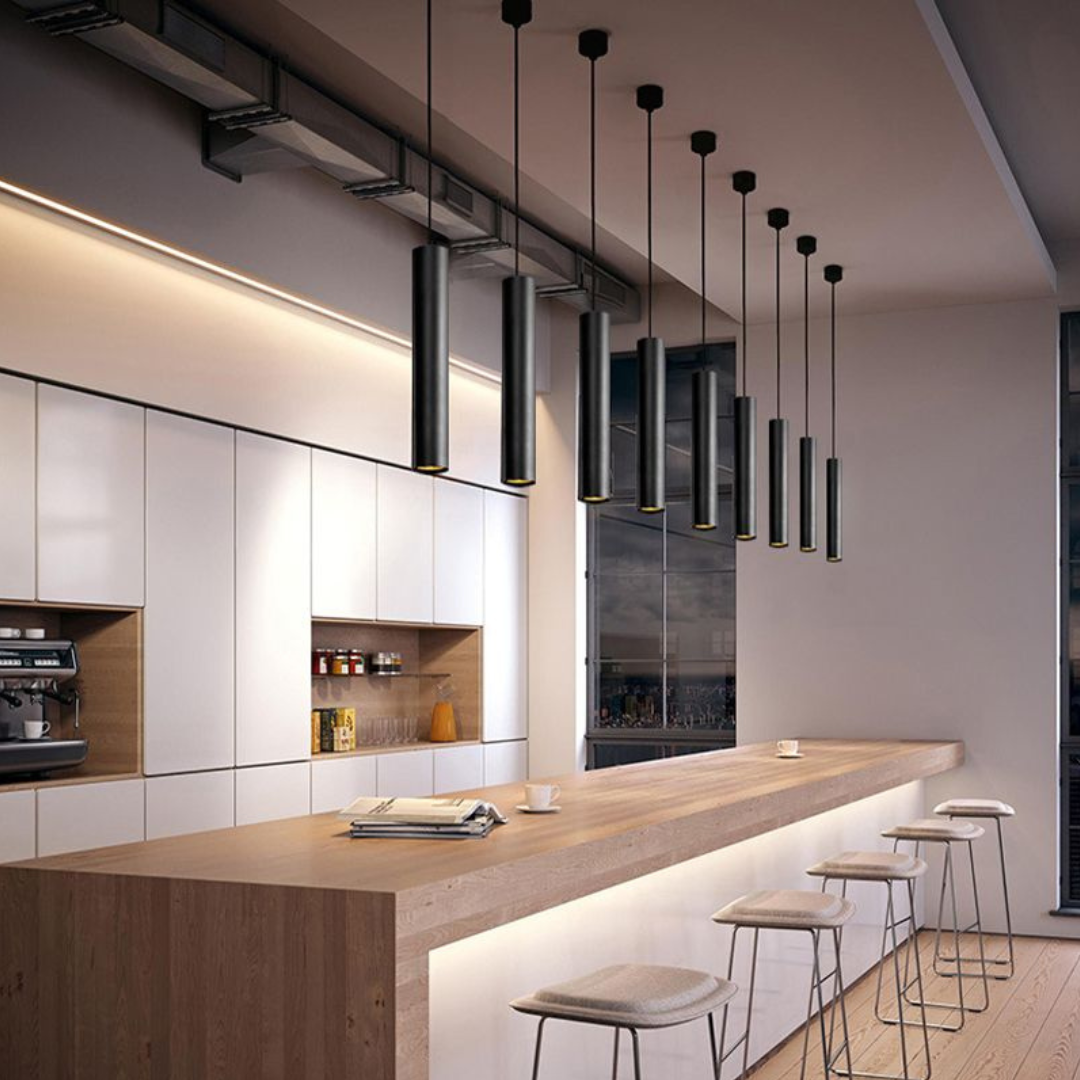 Modern Cylindrical Pendant Lamp - Elegant and Durable