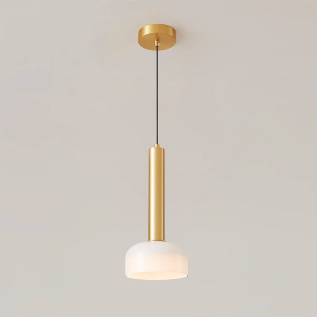 Luxe Minimalist LED Ceiling Lamp in Copper – Adjustable and Elegant