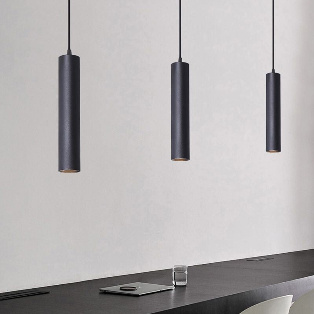 Modern Cylindrical Pendant Lamp - Elegant and Durable