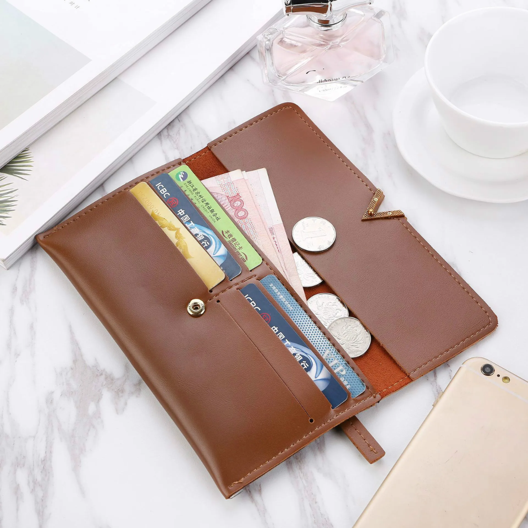 VelvetLux - Stylish Leather Wallet for Women