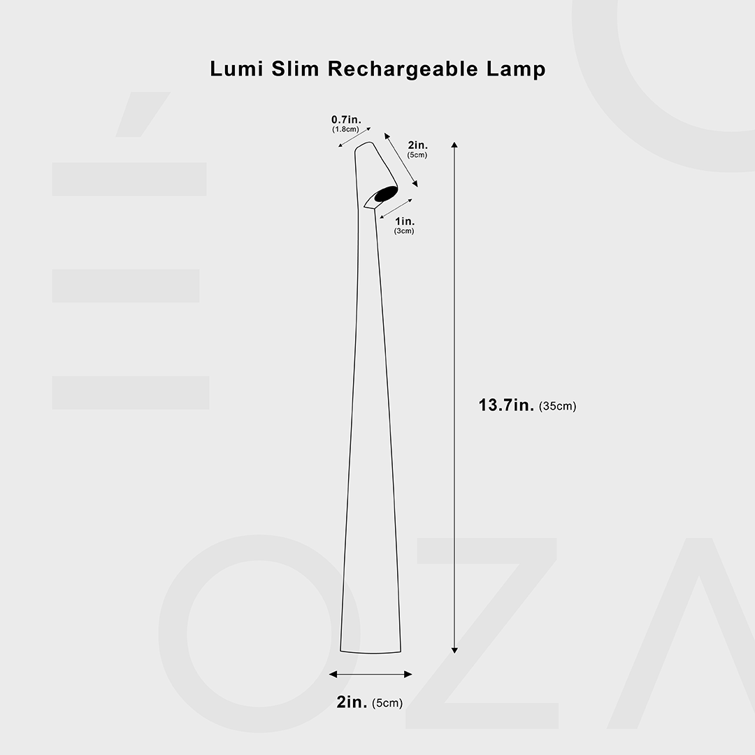 LumiSlim – Rechargeable LED Table Lamp in Style