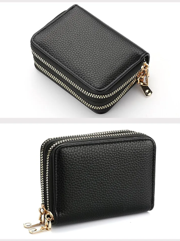 MiniWallet - Trendy Lychee Print Wallet