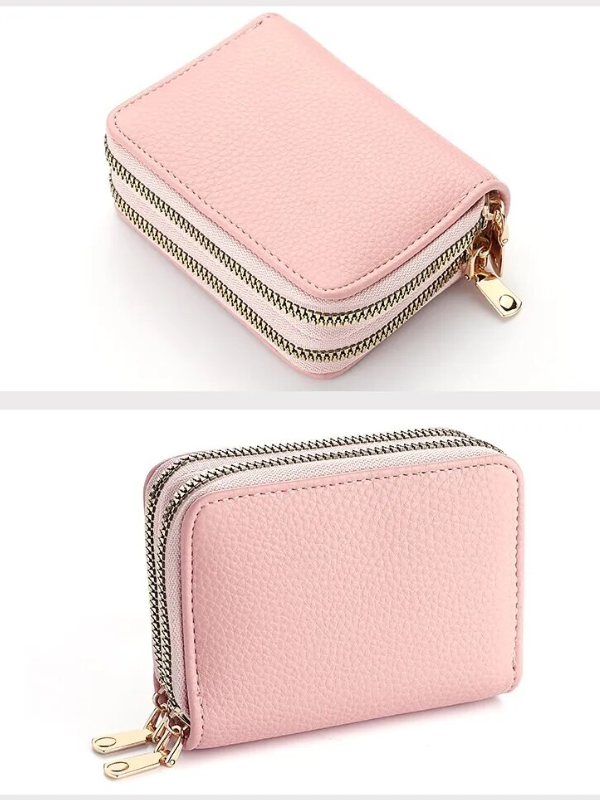 MiniWallet - Trendy Lychee Print Wallet