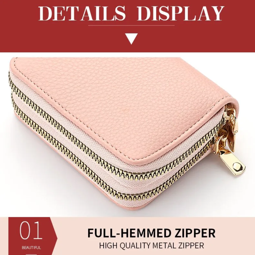 MiniWallet - Trendy Lychee Print Wallet