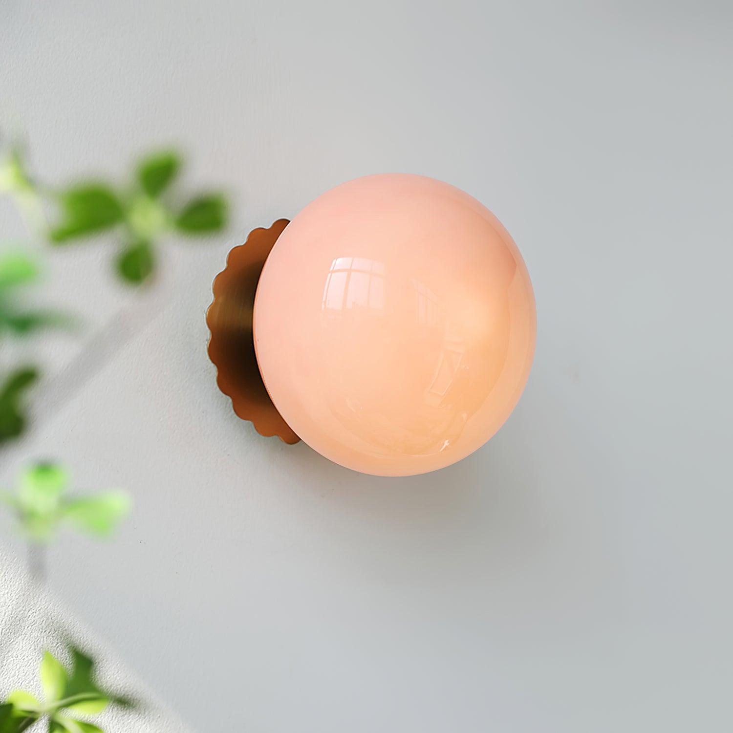 ChicGlow - Elegant Pink Glass Lamp for Stylish Homes