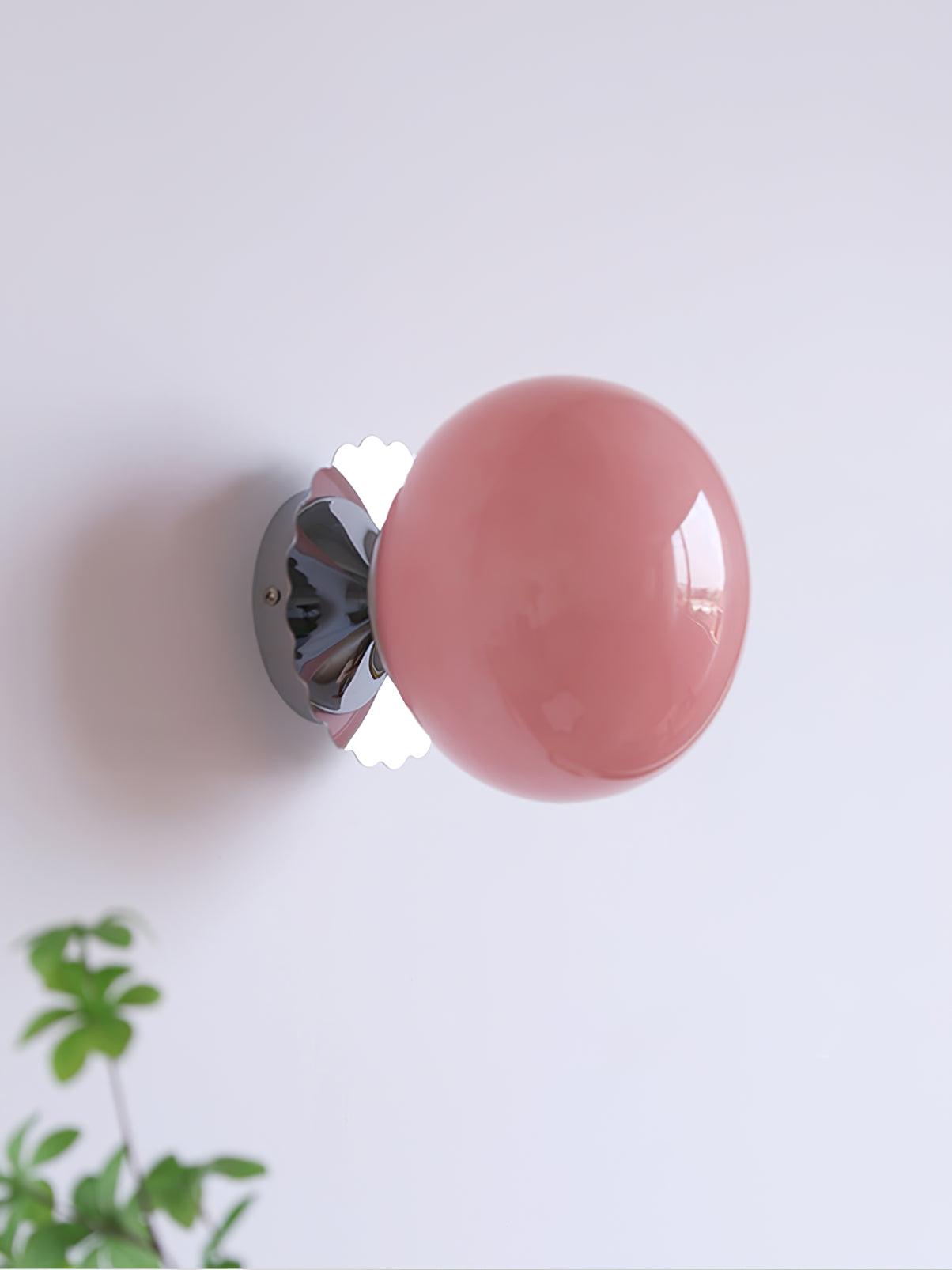 ChicGlow - Elegant Pink Glass Lamp for Stylish Homes