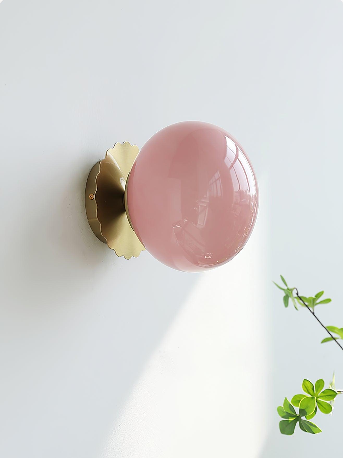 ChicGlow - Elegant Pink Glass Lamp for Stylish Homes