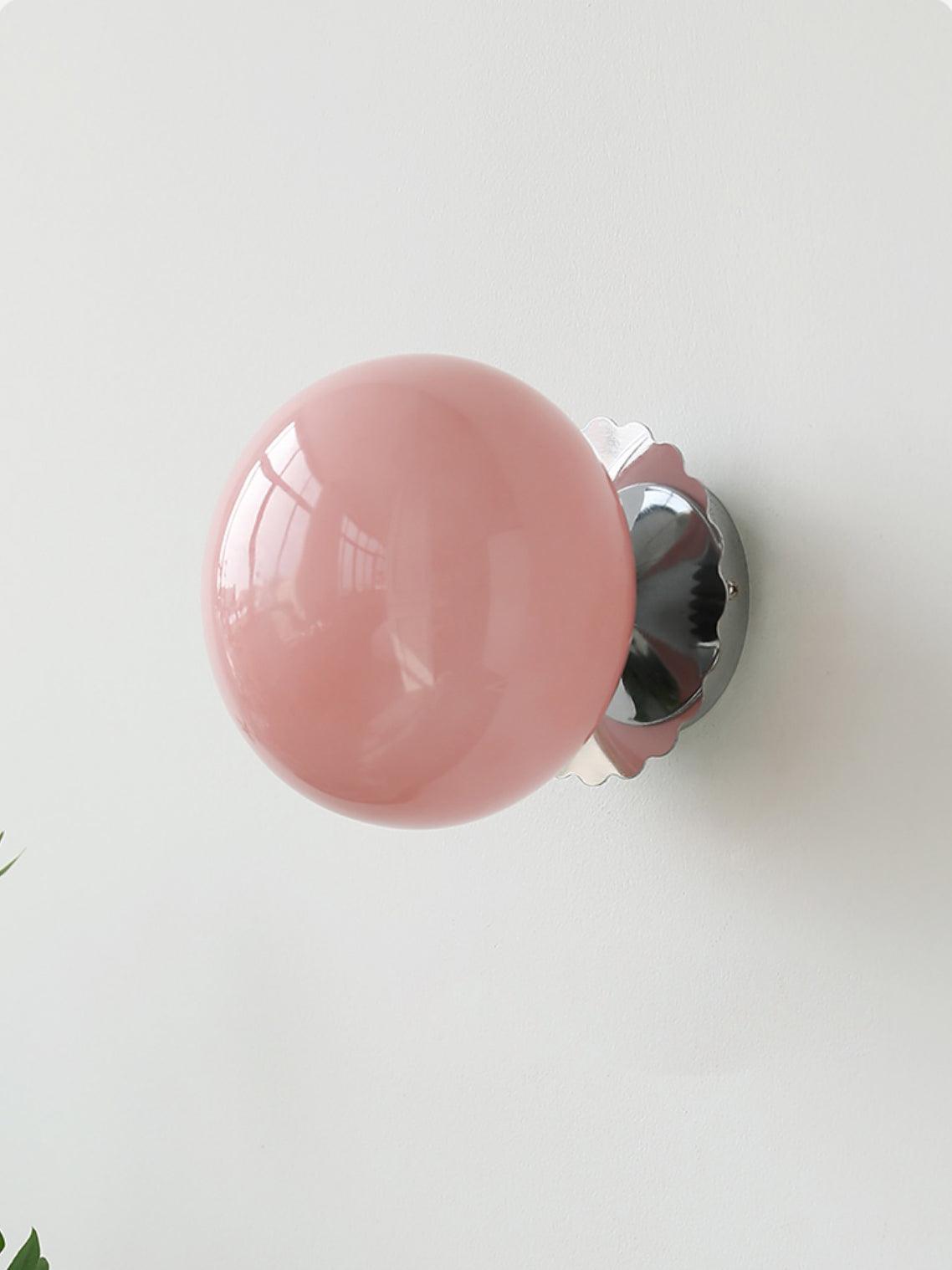 ChicGlow - Elegant Pink Glass Lamp for Stylish Homes