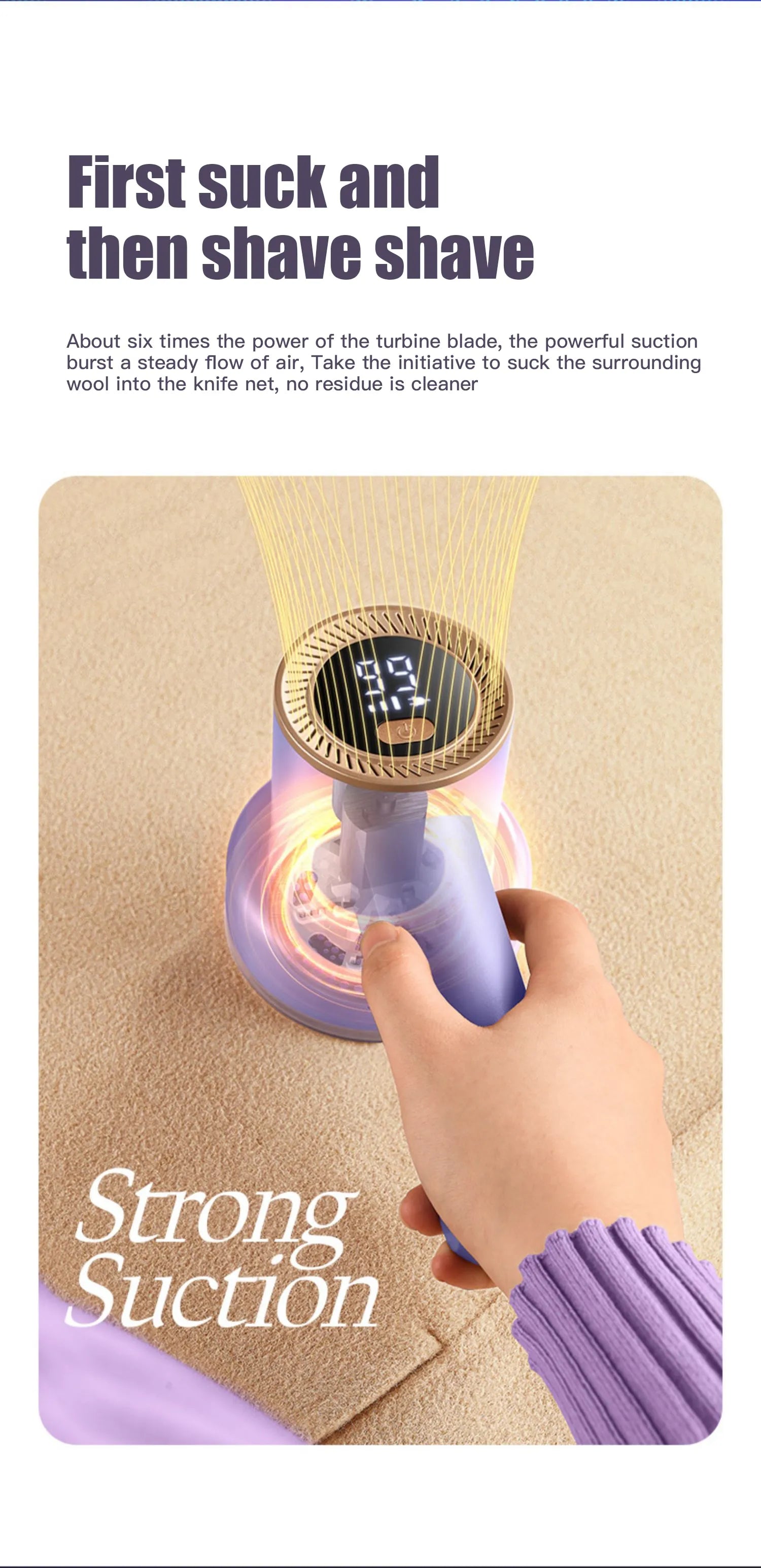 FluffEase Remover – Automatic Lint Remover for Clothes