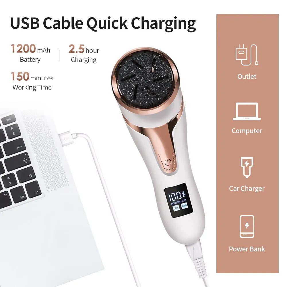 CallusCare - Uppladdningsbar Vårdapparat för Förhårdnader