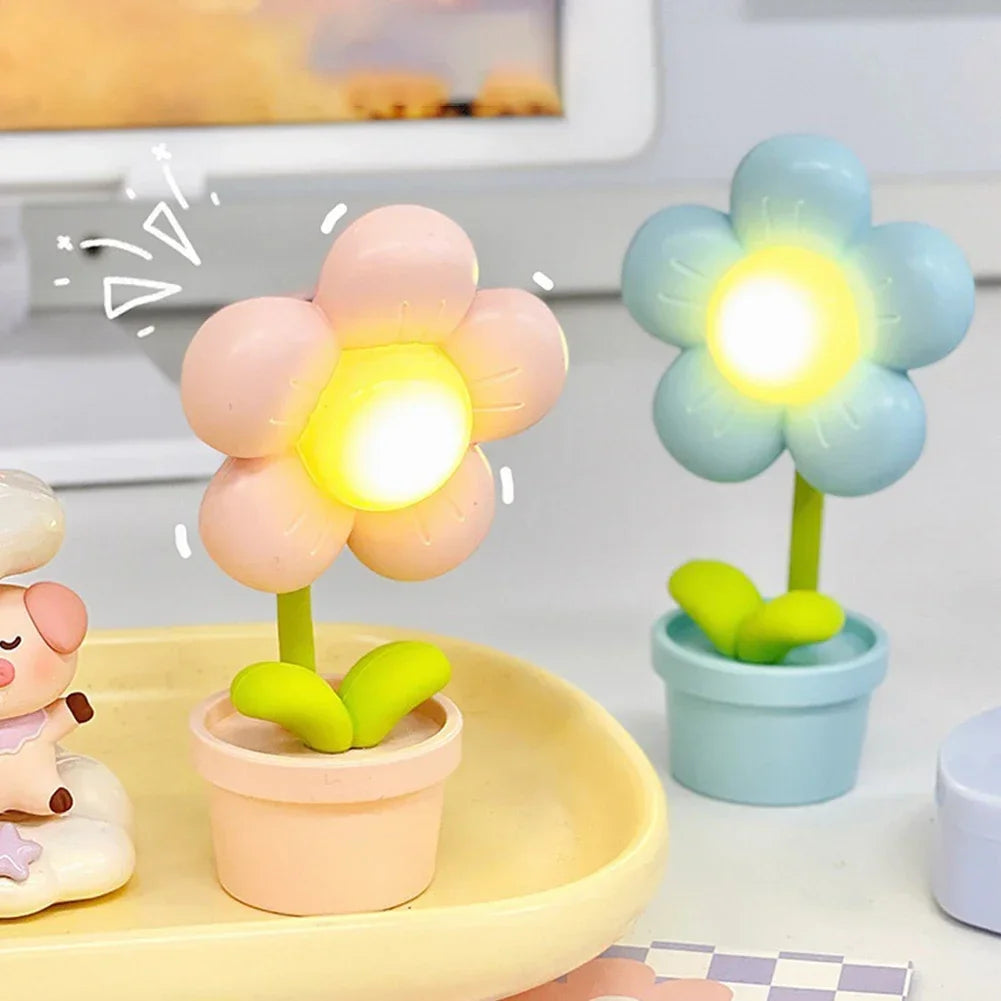 BloomLite – Atmospheric Floral Table Lamp with Soft LED Lighting