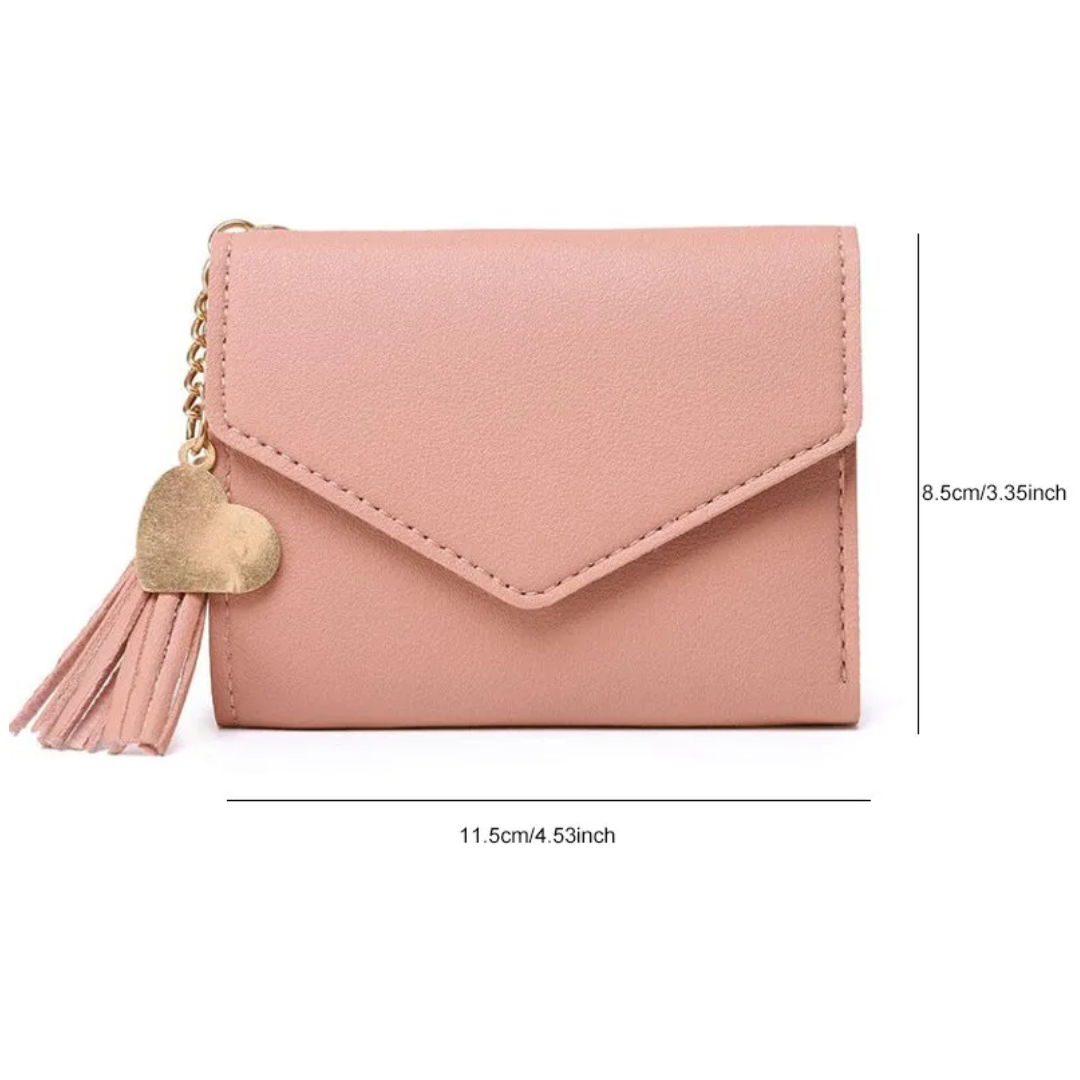 MiniPouch - Elegant Compact Wallet with Fringe