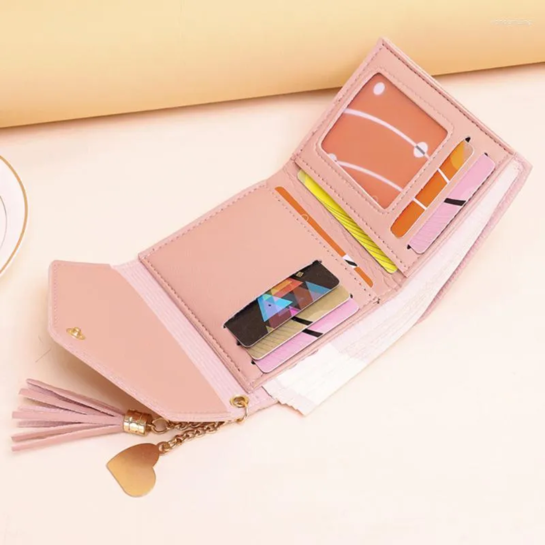 MiniPouch - Elegant Compact Wallet with Fringe