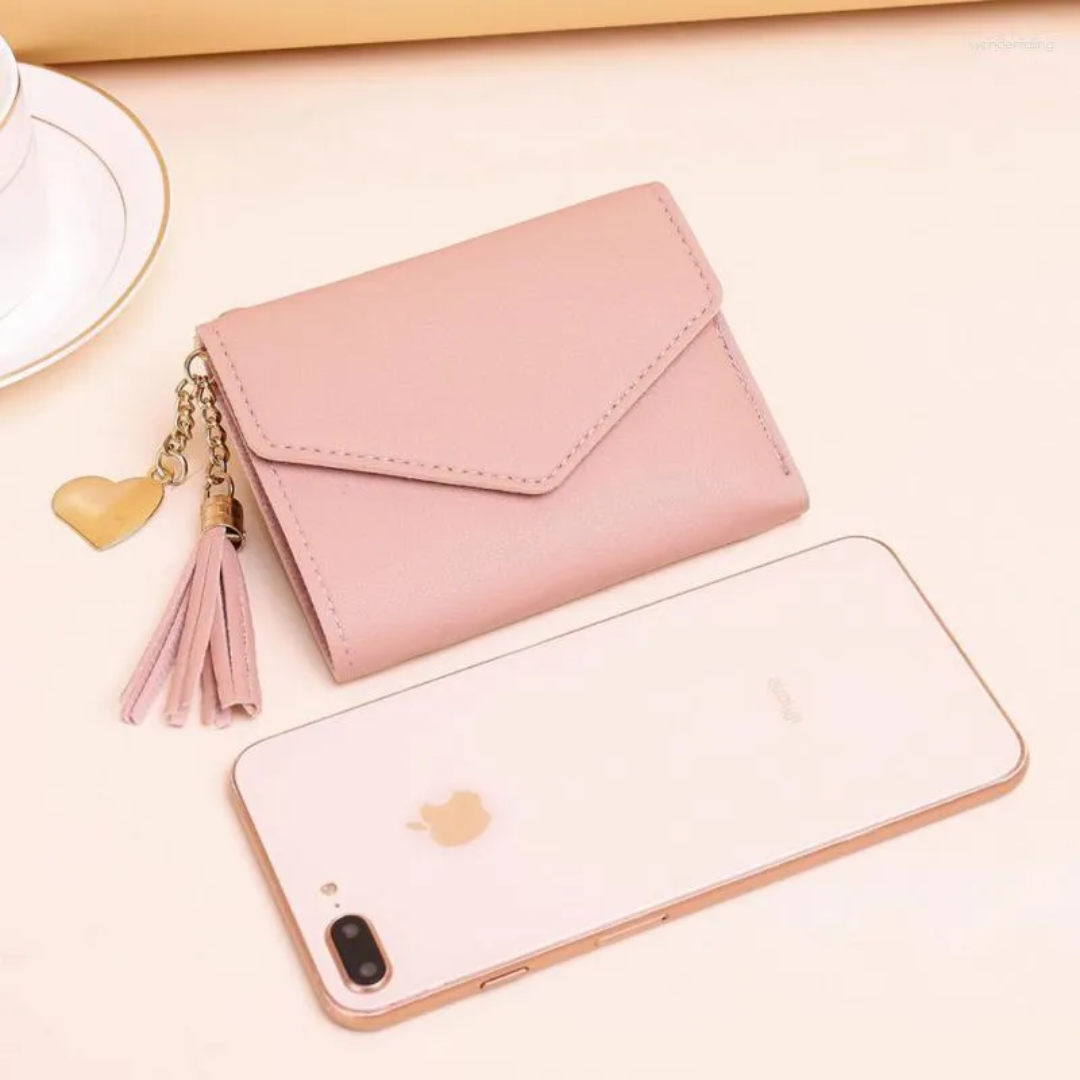 MiniPouch - Elegant Compact Wallet with Fringe