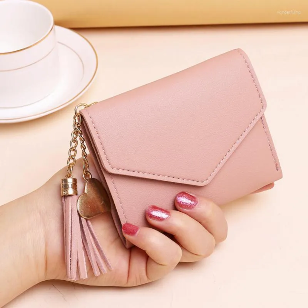 MiniPouch - Elegant Compact Wallet with Fringe