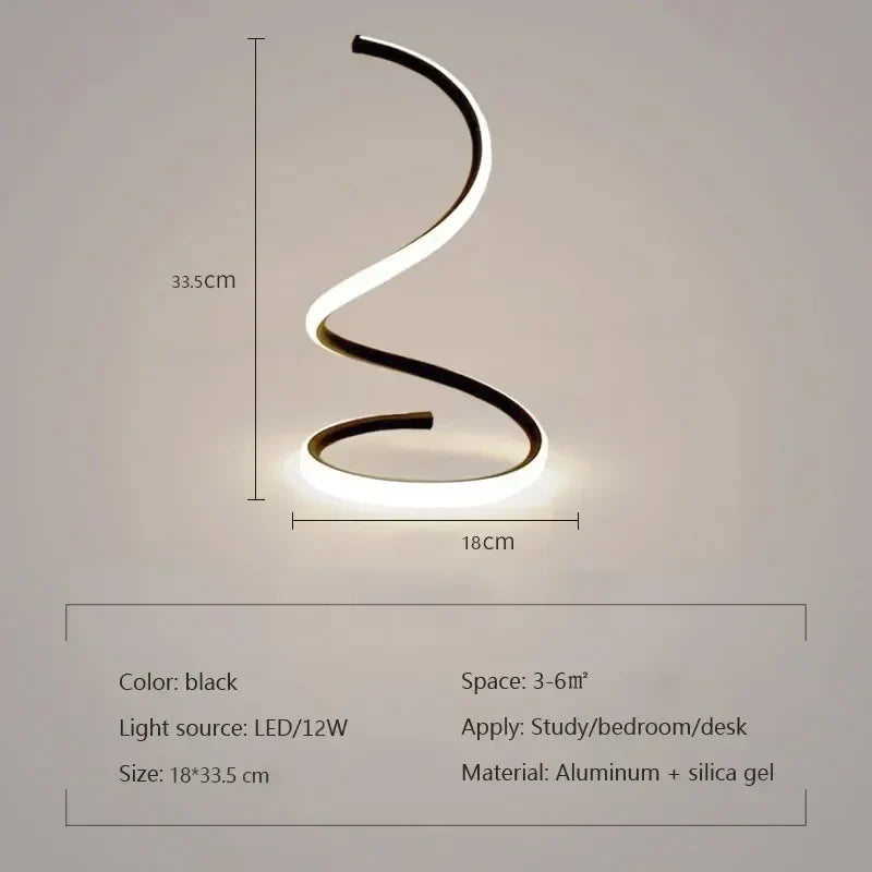 Minimalist LED Table Lamp with Adjustable Shade - Stylish Lighting for the Home