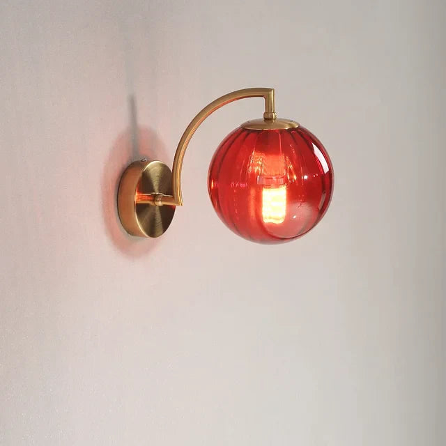 Nordic Glass Wall Lamp - Elegant Scandinavian Wall Lamp in Glass with Warm LED Light
