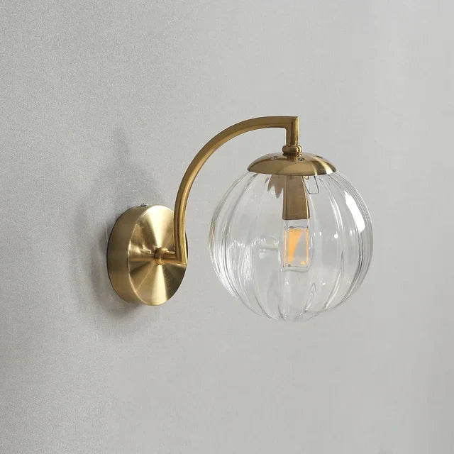 Nordic Glass Wall Lamp - Elegant Scandinavian Wall Lamp in Glass with Warm LED Light