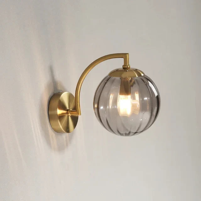 Nordic Glass Wall Lamp - Elegant Scandinavian Wall Lamp in Glass with Warm LED Light