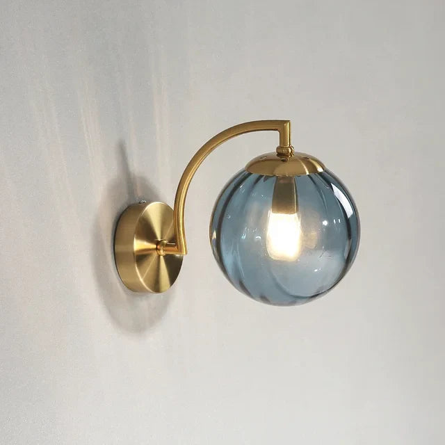 Nordic Glass Wall Lamp - Elegant Scandinavian Wall Lamp in Glass with Warm LED Light