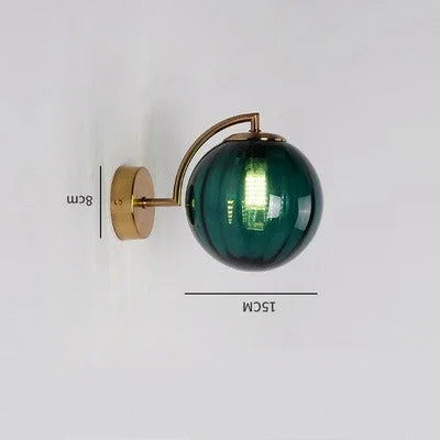 Nordic Glass Wall Lamp - Elegant Scandinavian Wall Lamp in Glass with Warm LED Light