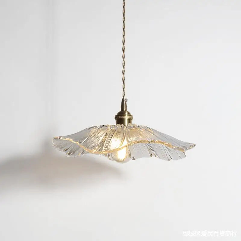 FloraShine Light - Elegant Glass Lamp with Flowers