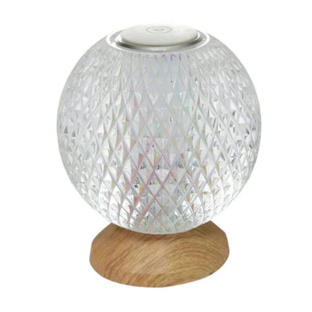 Chic Kristallbordslampa – Trådlös Lyxbelysning