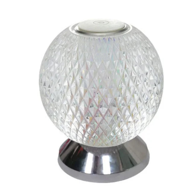 Chic Kristallbordslampa – Trådlös Lyxbelysning