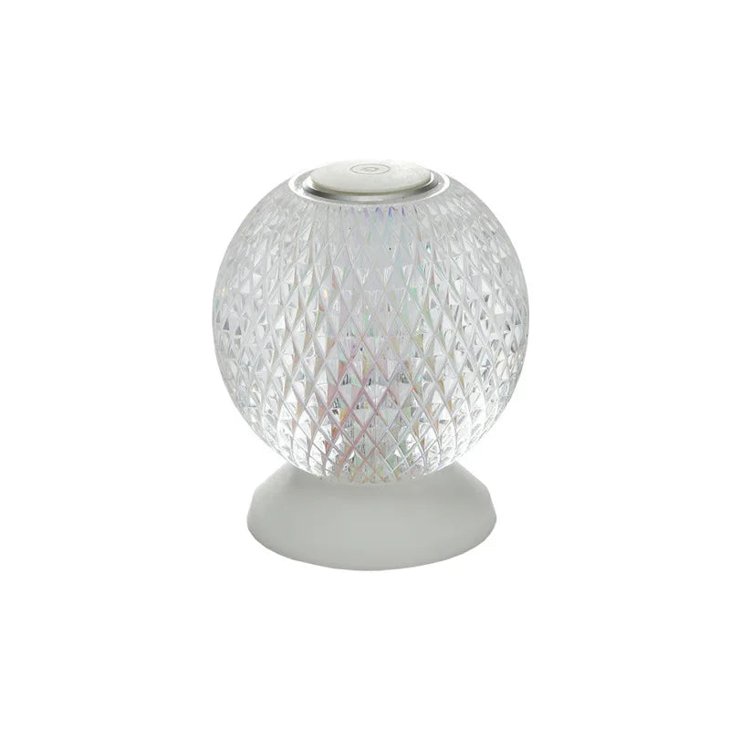Chic Kristallbordslampa – Trådlös Lyxbelysning