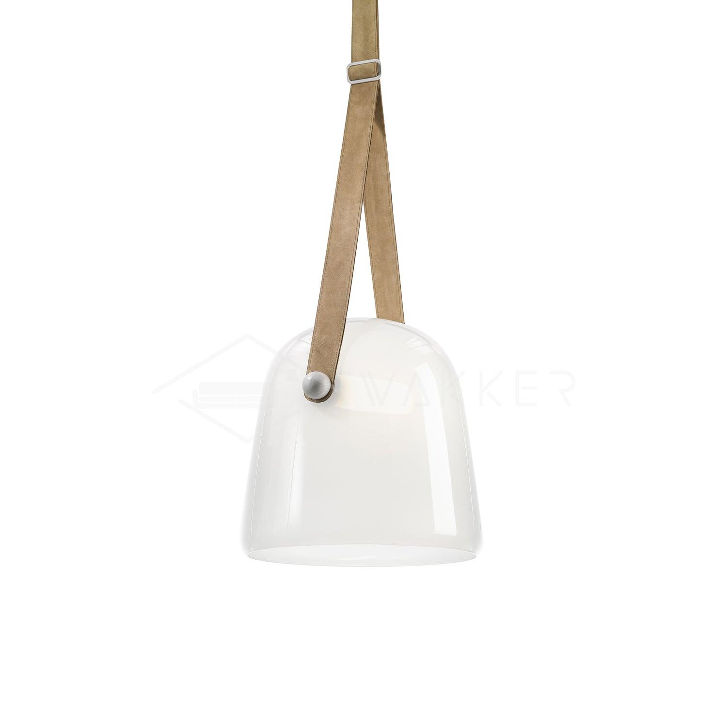 LunaMona Ceiling Lamp - Modern Hanging Lamp in Metal and Glass